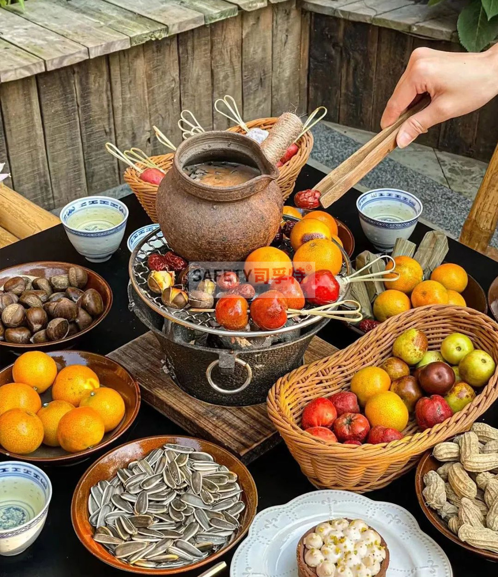 圍爐煮茶刷屏，一起來感受古詩詞中的茶風茶韻「圍爐茶桌，炭火爐」(圖1)