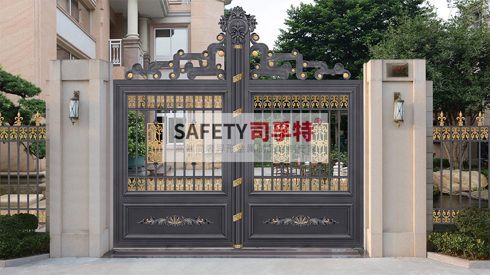 別墅大門(mén)用什么材質(zhì)好？[別墅銅門(mén)，鋁藝別墅大門(mén)](圖5)