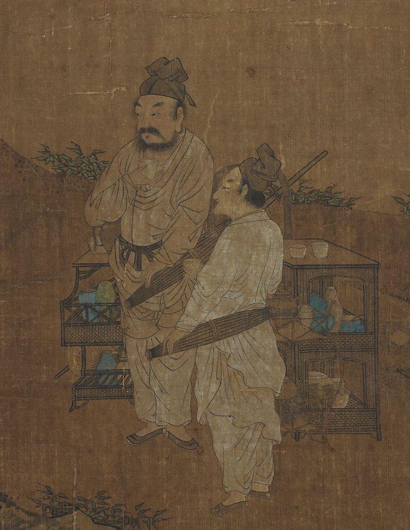 重拾“圍爐煮茶”文化，一起看看故宮藏畫(huà)里的“圍爐煮茶”[精制鋼圍爐茶桌](圖8)