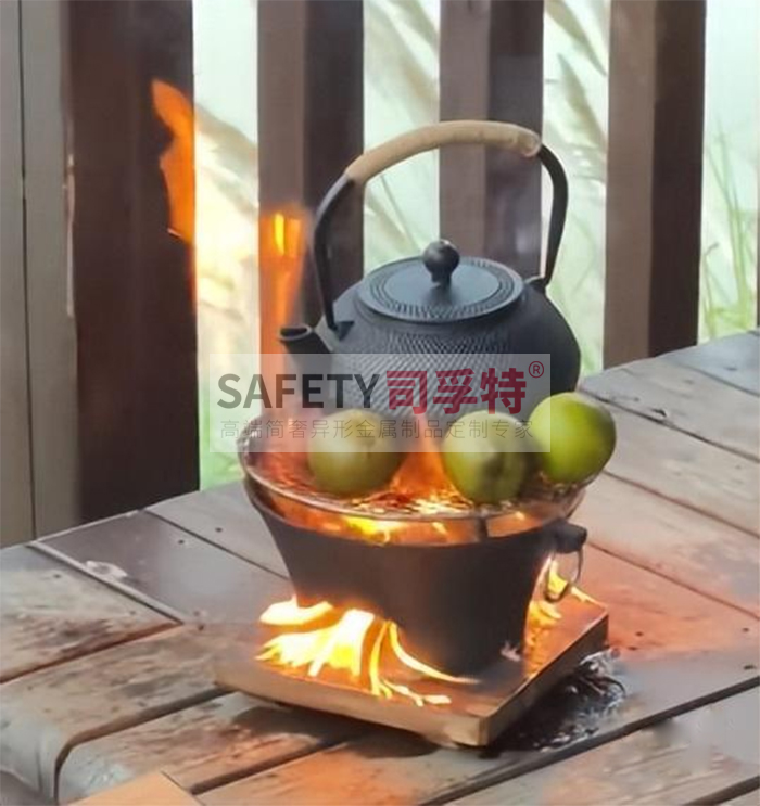 圍爐煮茶小貼士：火災(zāi)、中毒、燙傷需防范[精制鋼圍爐茶桌](圖1)