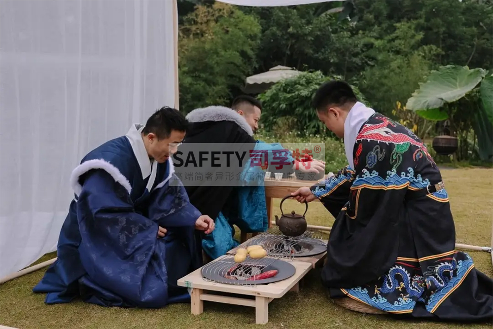“圍爐煮茶”與非遺相互引流，潮流與文化傳承并不沖突[精致鋼圍爐，炭火爐](圖2)